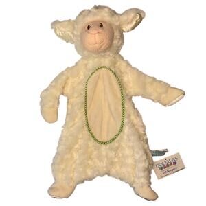 Douglas Baby Sshlumpies #1455 Cream Lamb Plush Lovey Security Blanket NWT 14"